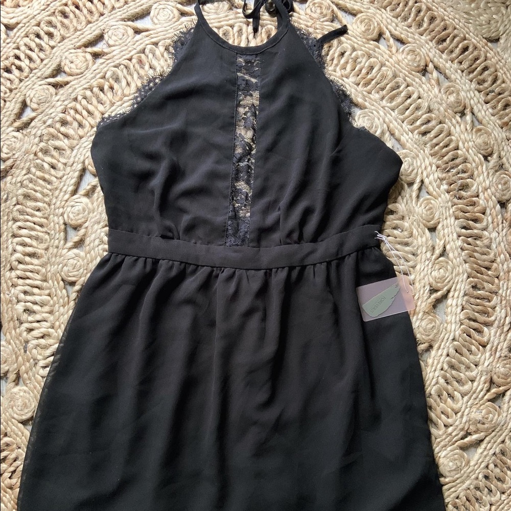 Black Backless Dress